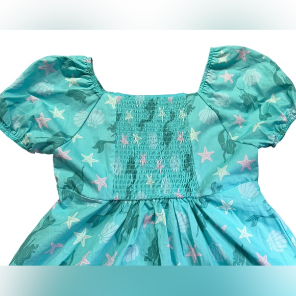 DISNEY PRINCESS girls the Little mermaid casual dress square neck dress XL/14 - Picture 5 of 6
